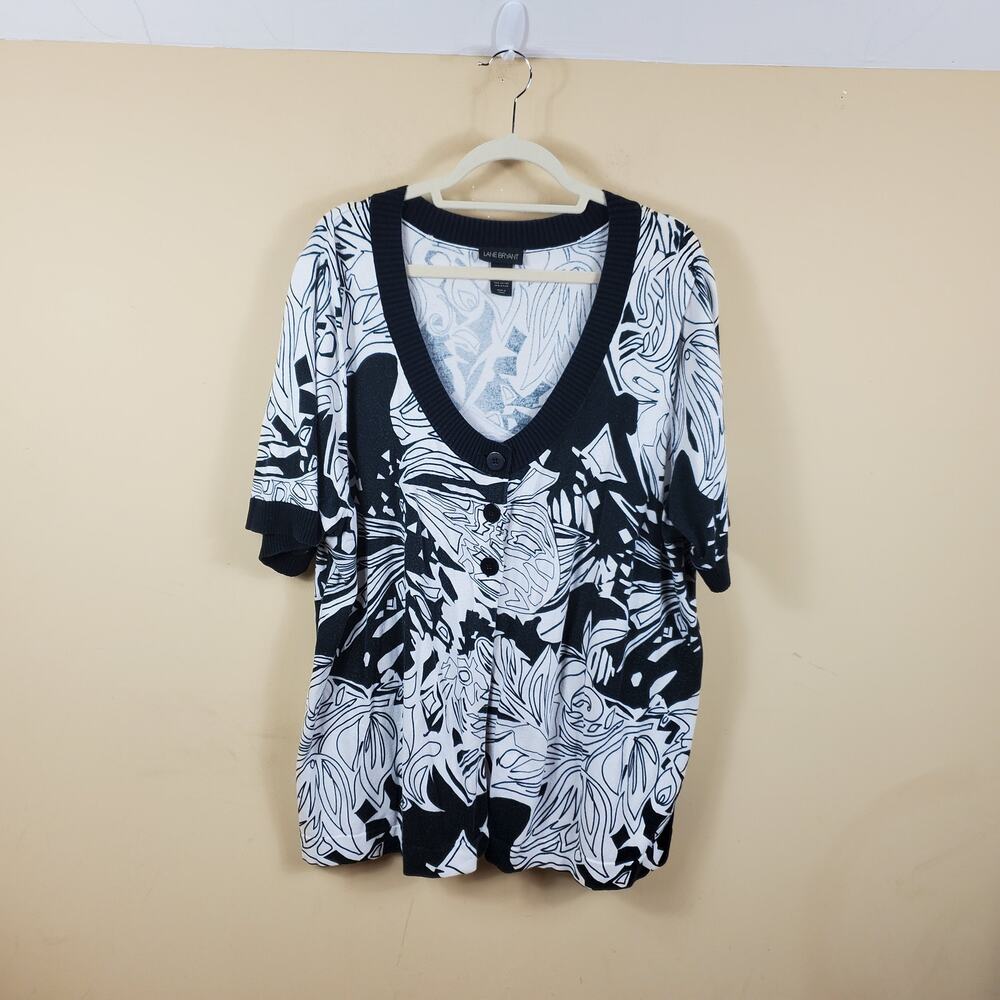 Lane Bryant Floral Cardigan Women's Size 26/28